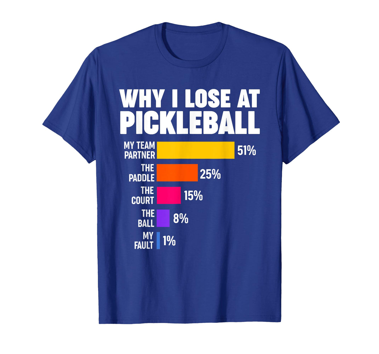 Why I lose at Pickleball T-Shirt