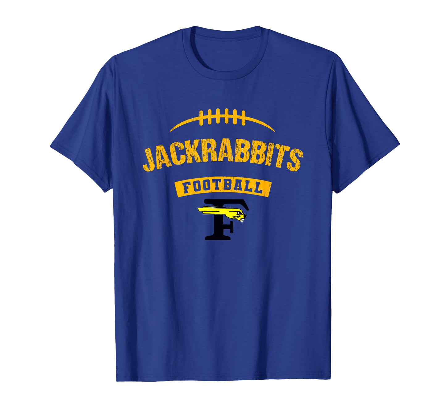 Forney Jackrabbits Logo Football Distressed HS T-Shirt