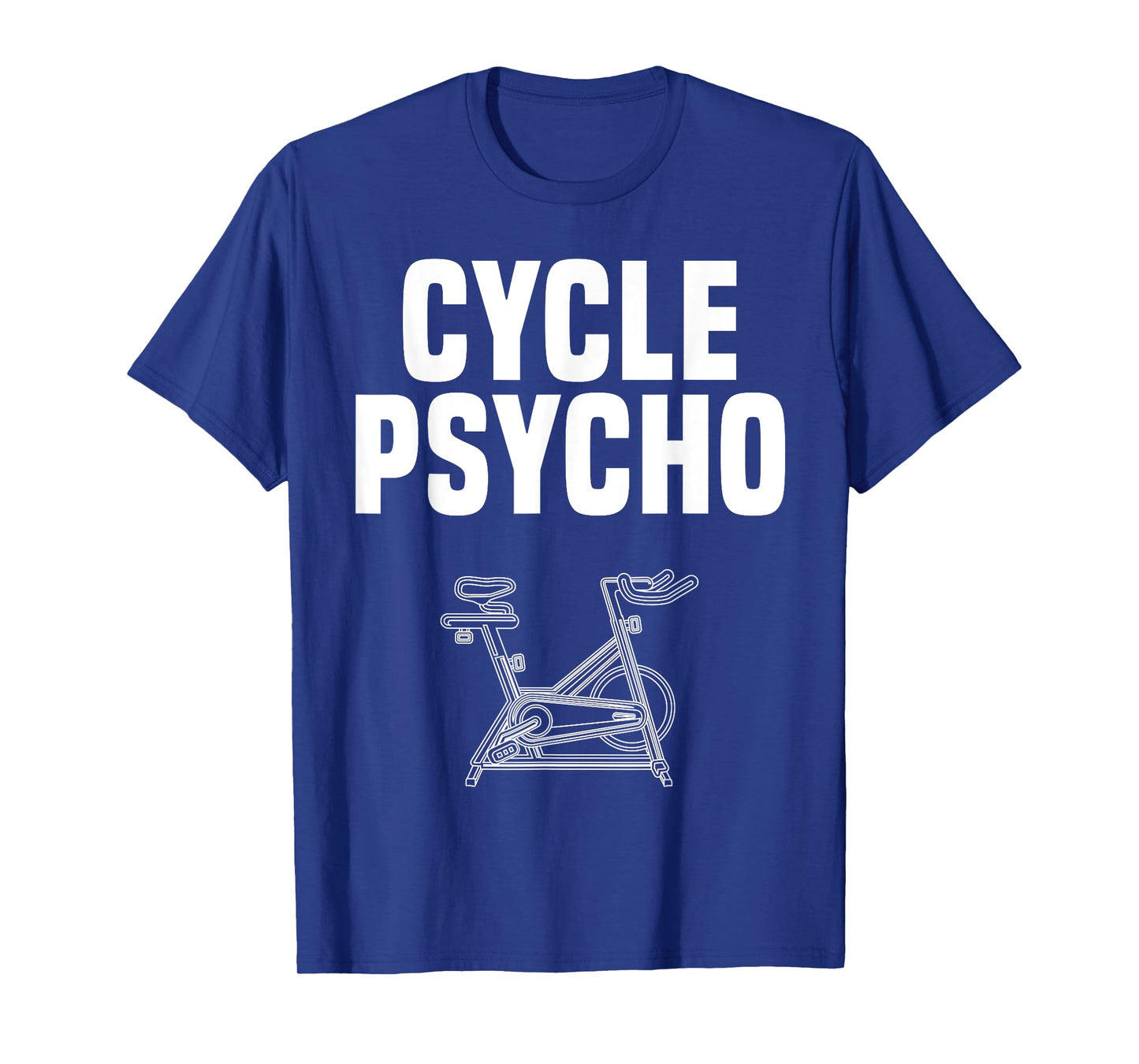 Time to Spin Apparel Cycle Psycho Spin Class Funny Spinning Cycling Gym Workout T-Shirt