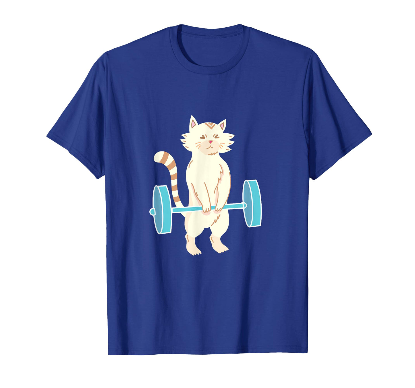 Cat Deadlift T-shirt - Cat Powerlifting T-Shirt Men Women Kids T-Shirt