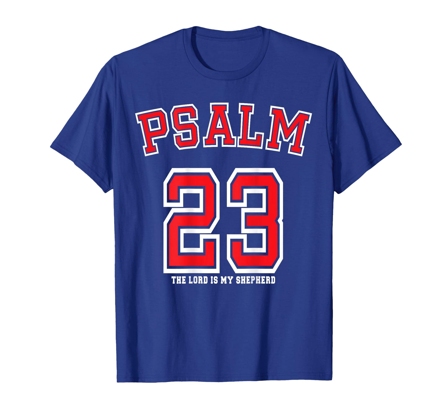 Casa Gosen Psalm 23 Unisex-Kids Black Small Modern Letter Print T-Shirt