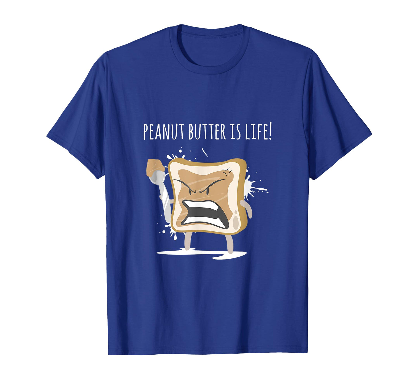 Peanut Butter Is Life Shirt - Funny Gag Gift for Gym Workout T-Shirt