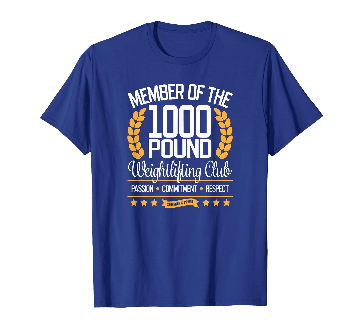 Powerlifter Bodybuilder Gift Tee 1000 Pound Club T-Shirt T-Shirt