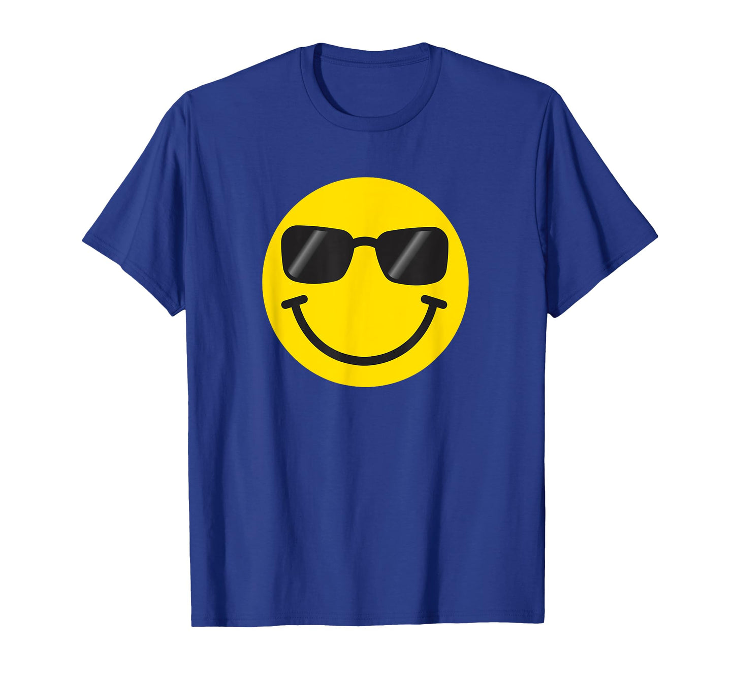 Funny Smiling Emoticon Men Women Graphic Happy Face Smile T-Shirt