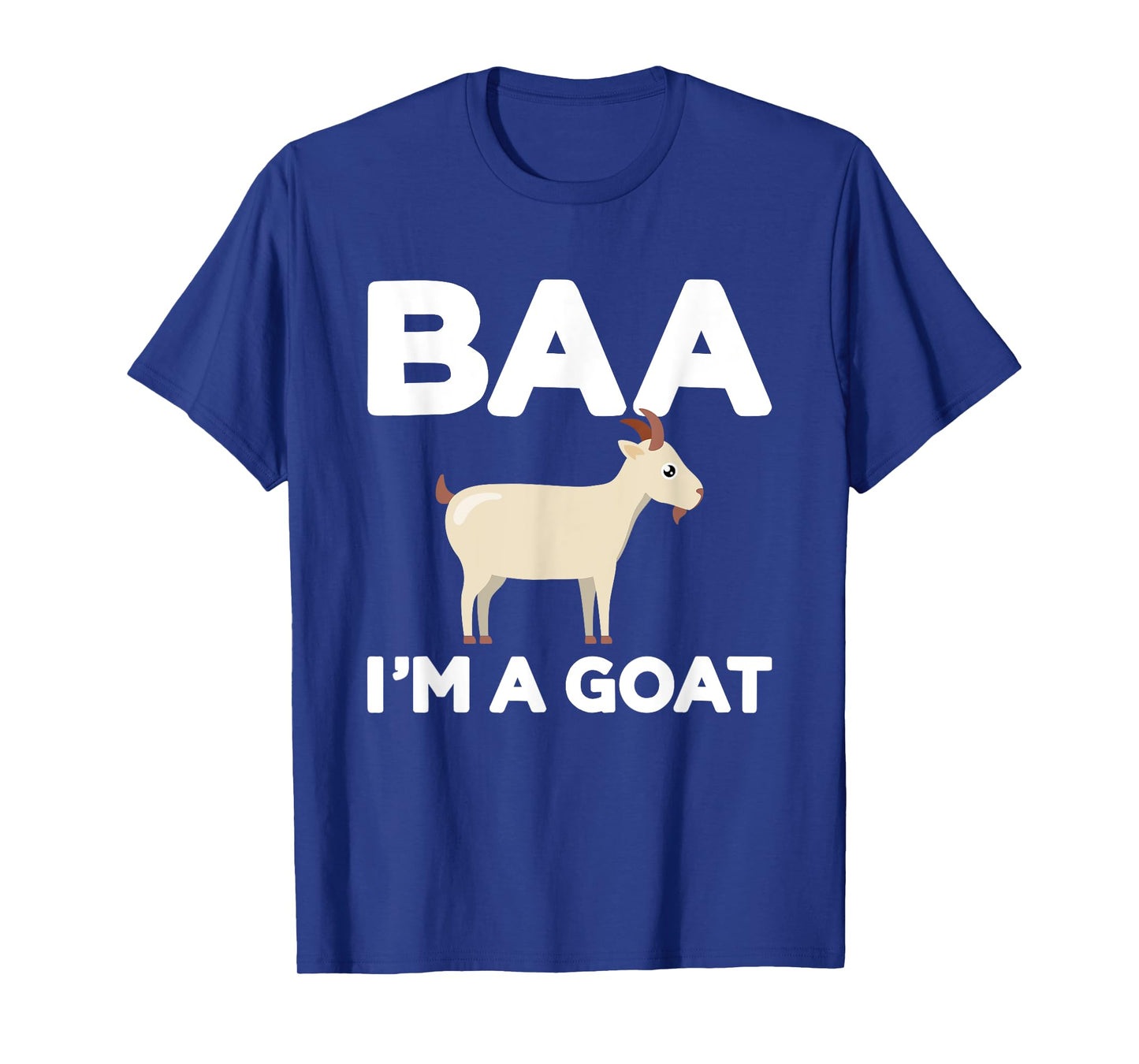 Baa Im a goat funny lazy DIY costume for halloween party T-Shirt