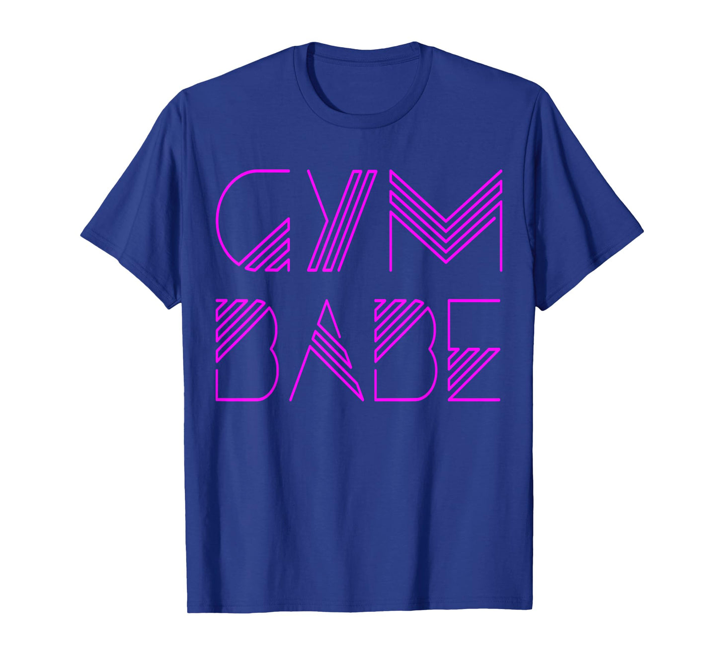 Gym Babe Sassy 80s Lettering Typography Workout T-Shirt T-Shirt
