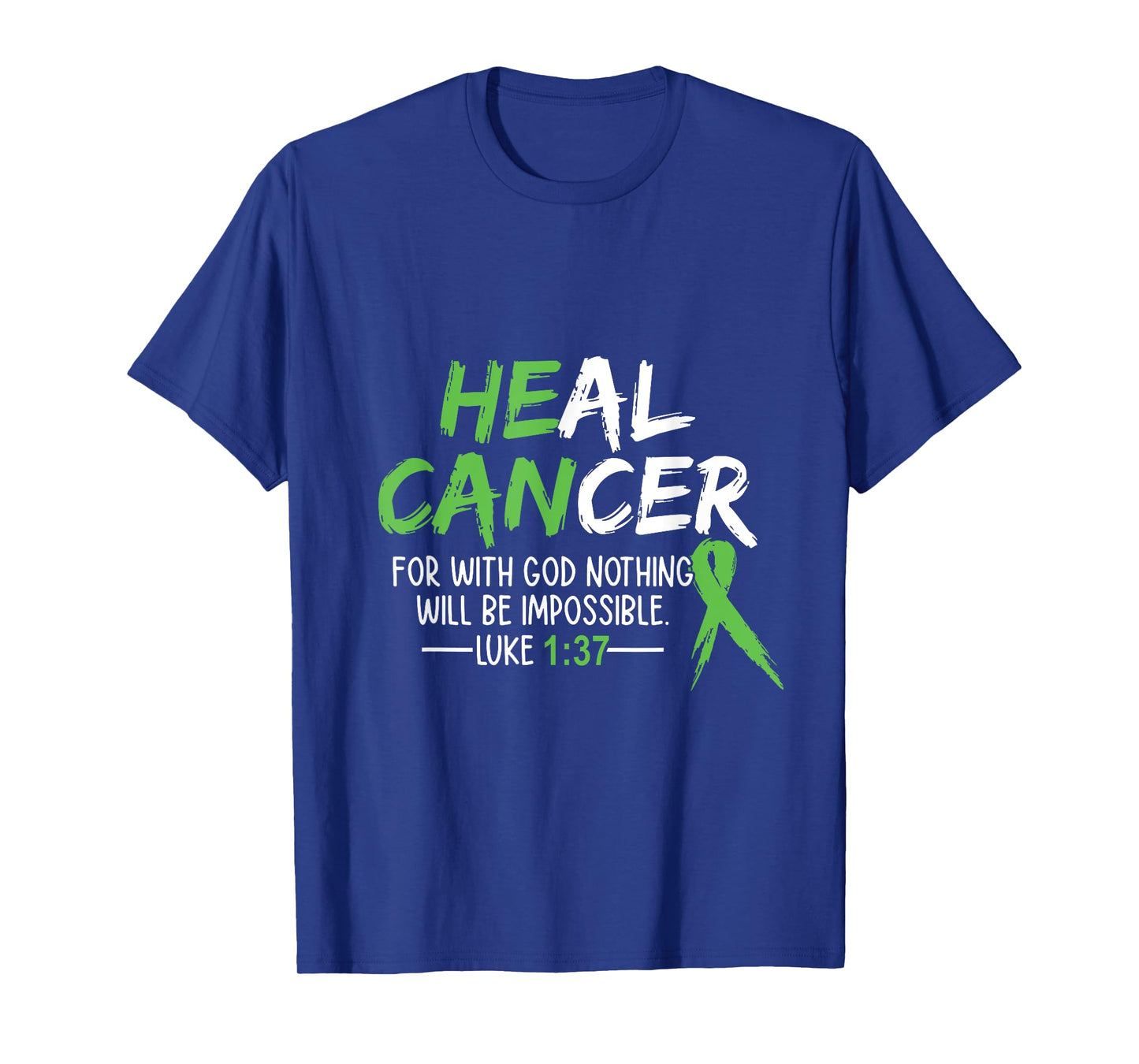 He Can Heal Cancer shirt Bile Duct Cancer Awareness T-Shirt