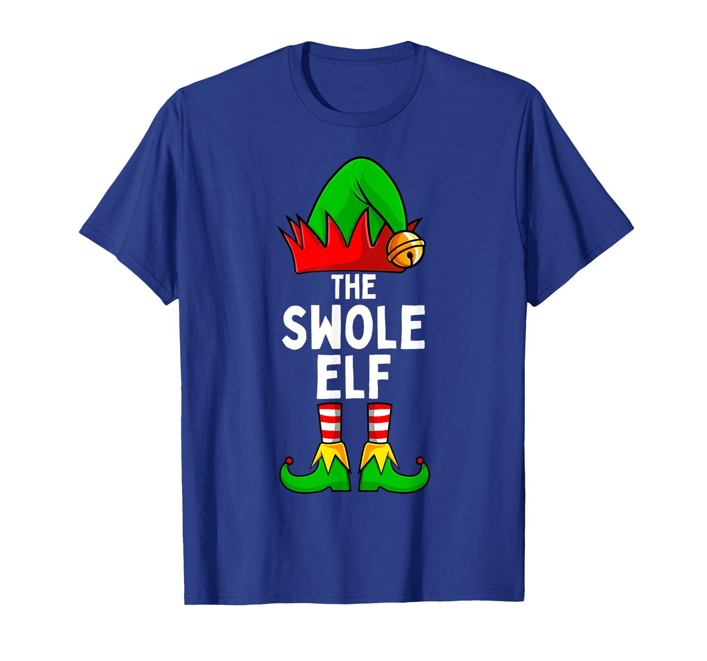 Swole Elf Matching Family Christmas T-Shirt