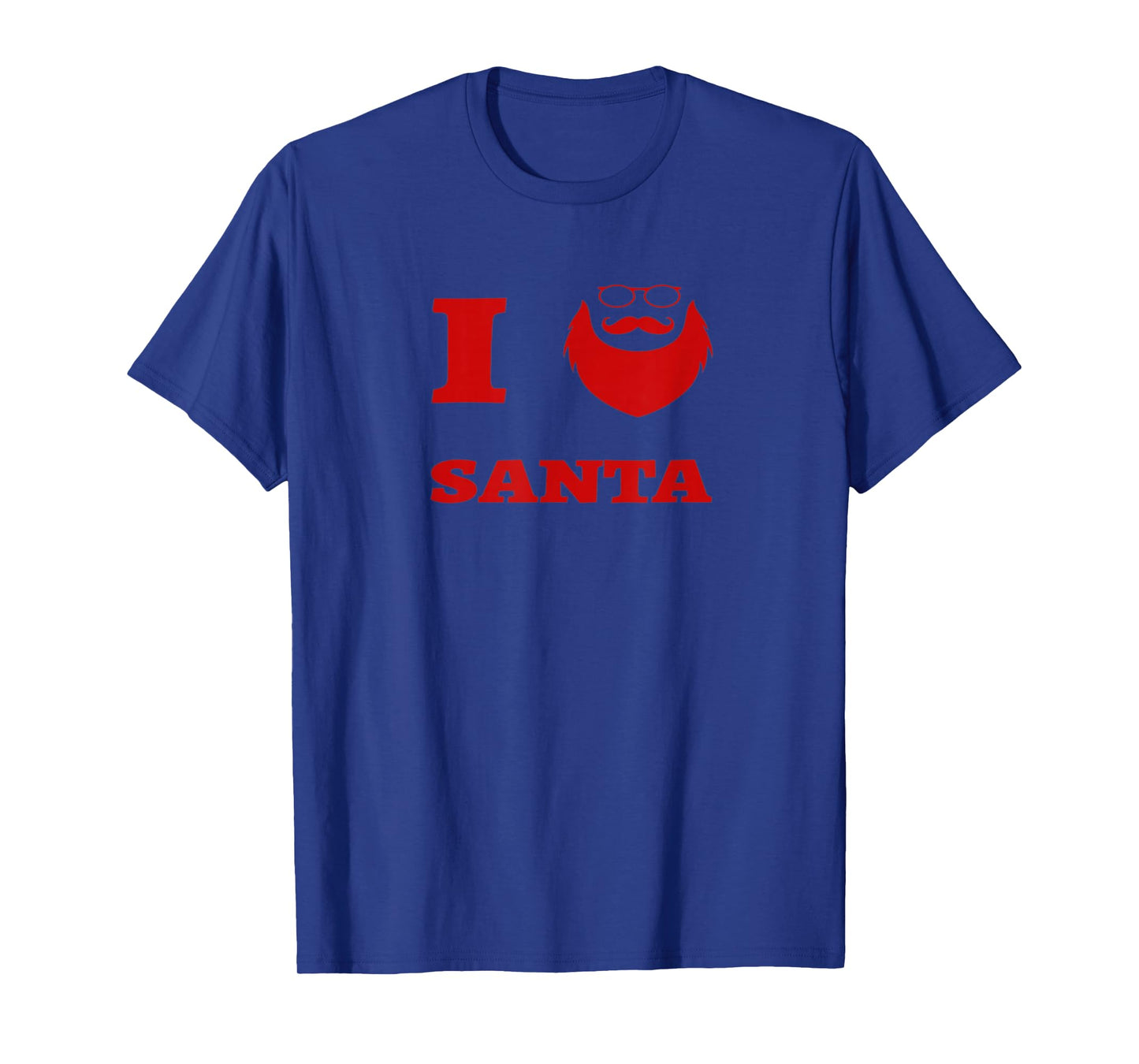 I Love Santa Christmas Design T-Shirt