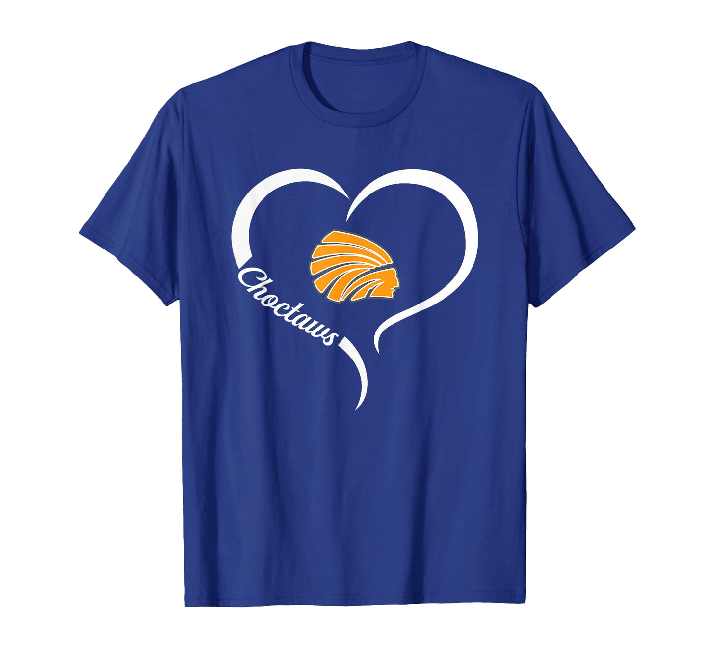 Dyer County Choctaws Logo Half Heart Slogan HS T-Shirt