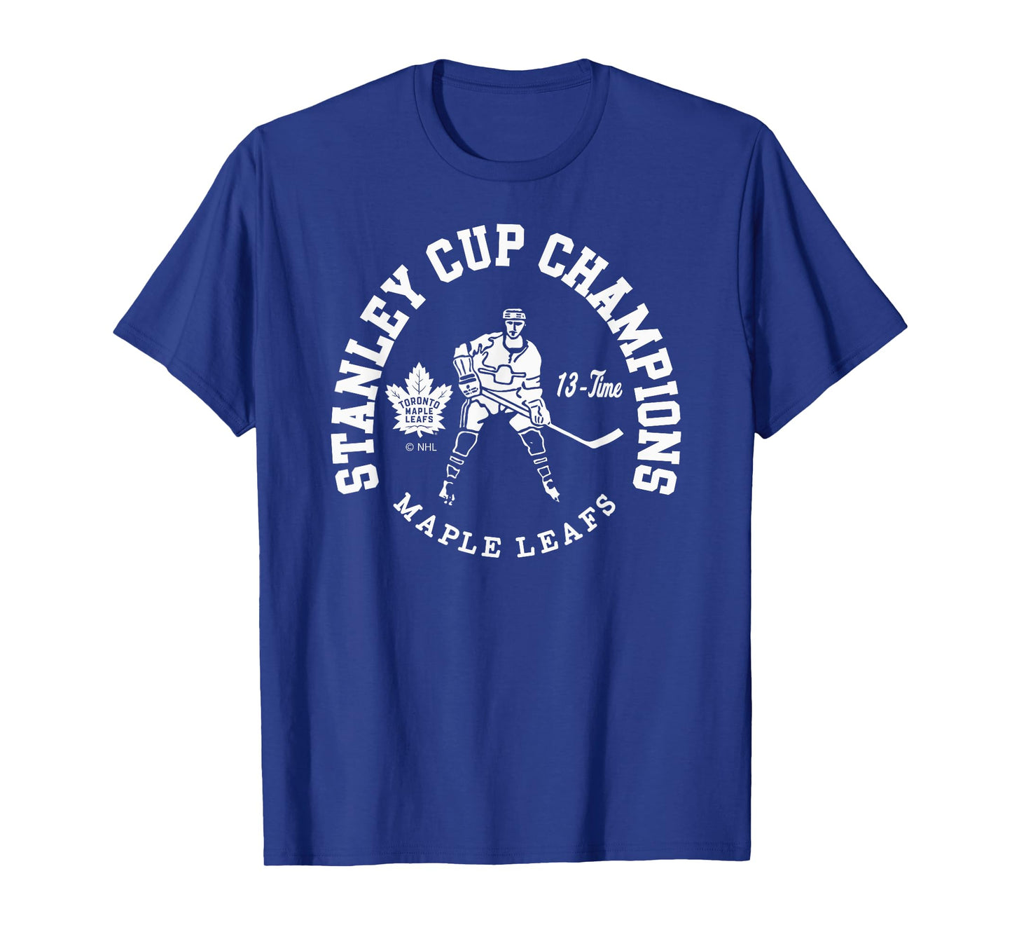 Toronto Maple Leafs Stanley Cup Champions 13-Time Blue T-Shirt