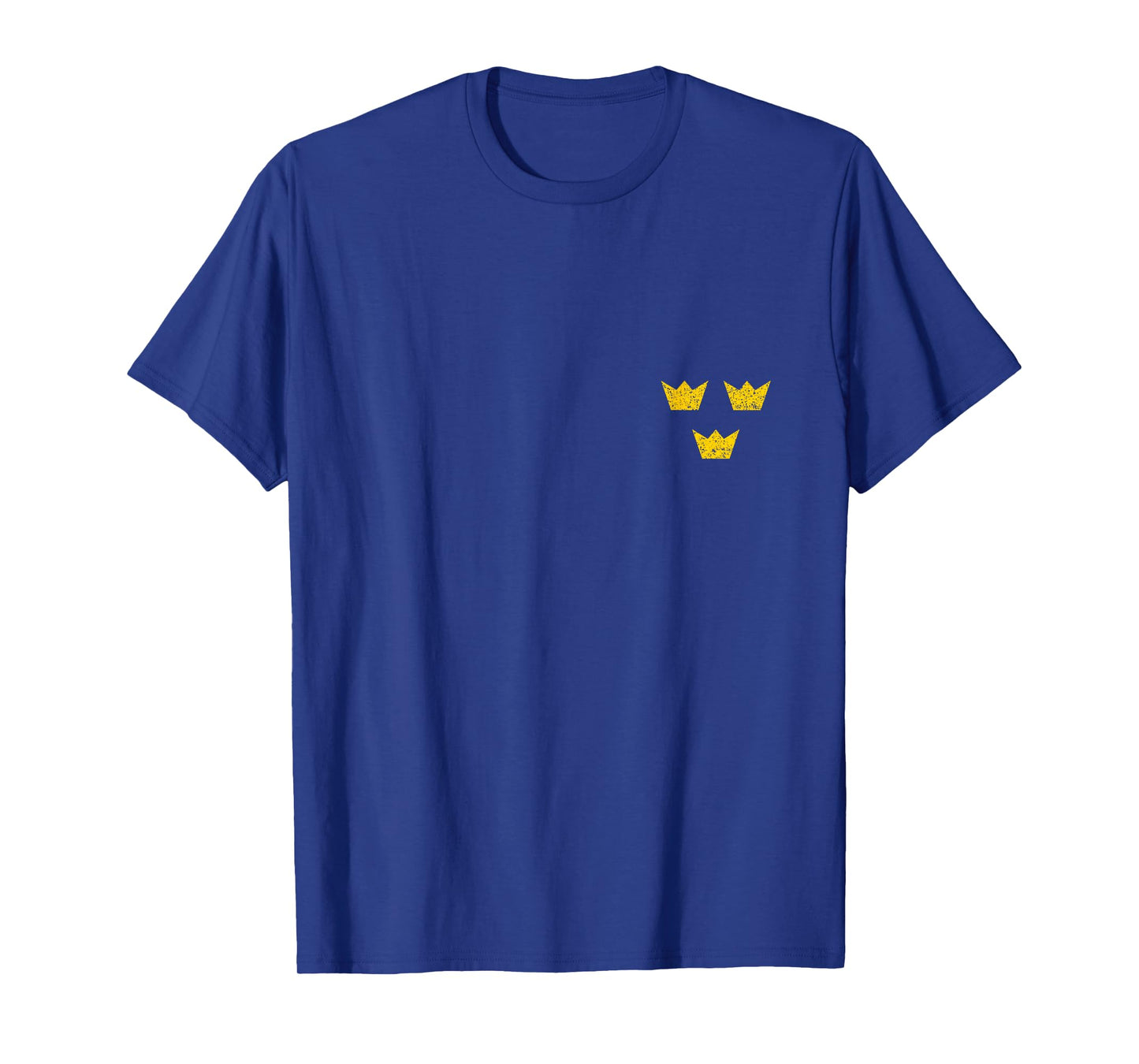Sweden Crowns Swedish Flag Sverige Pride Vintage Souvenir T-Shirt