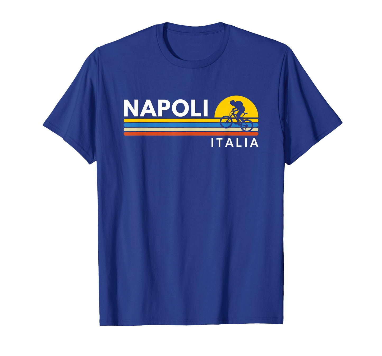 Napoli Italia Italy Vintage Retro Souvenirs Biking T-Shirt