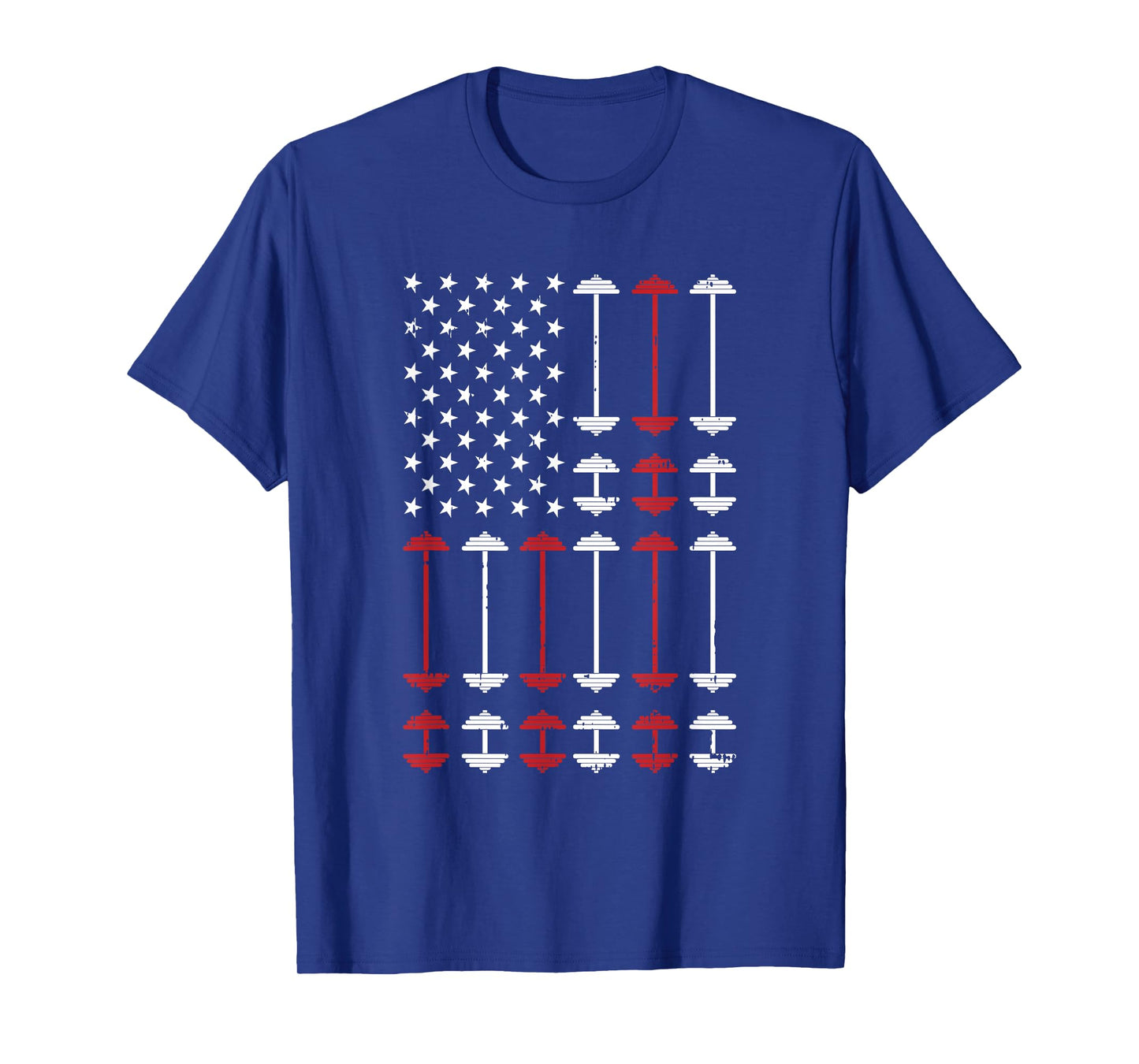 American Flag Gym 4th Of July Fitness Athlete Trainer T-Shirt