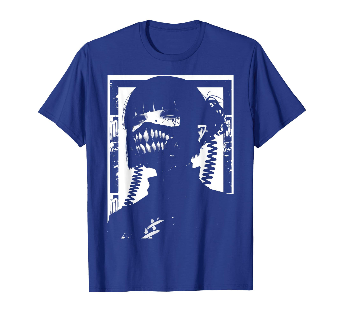 Horror Techwear Ghoul Girl Cybergoth Gothic Anime Manga T-Shirt