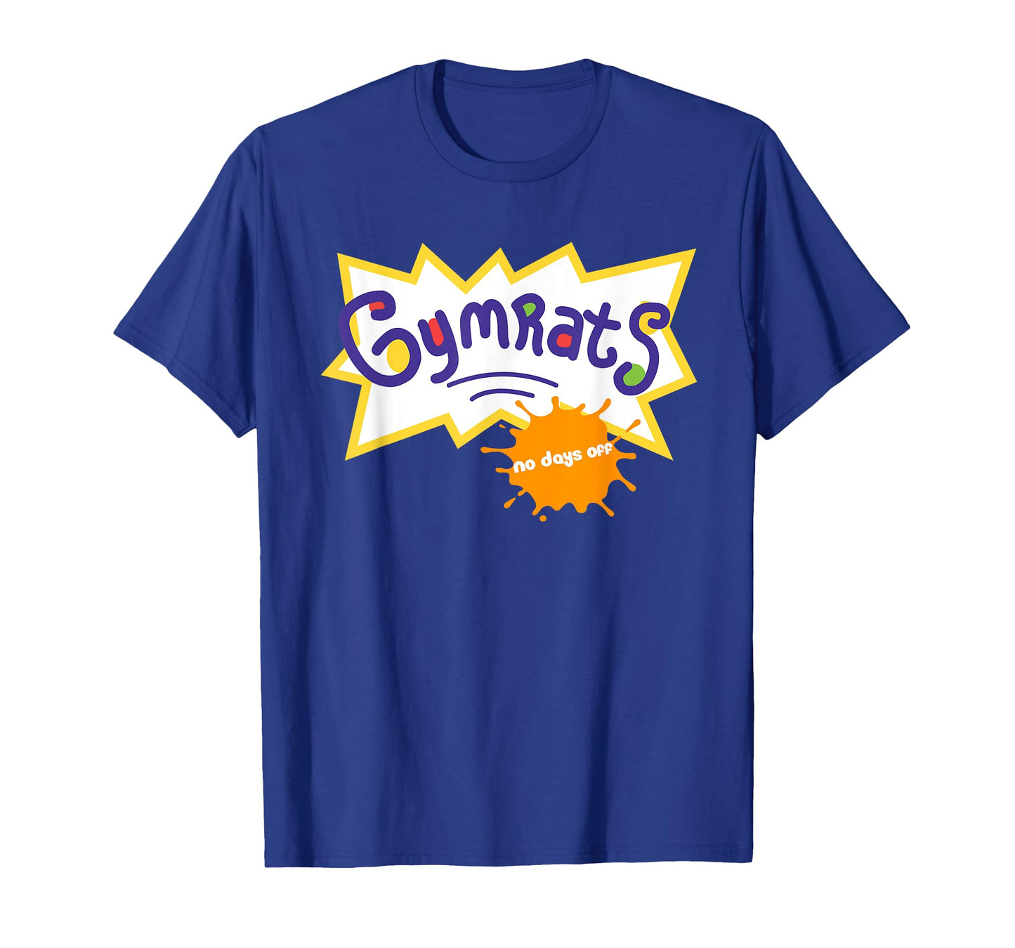 Funny Workout Tee, Gymrats 90s TV Style Workout Graphic T-Shirt