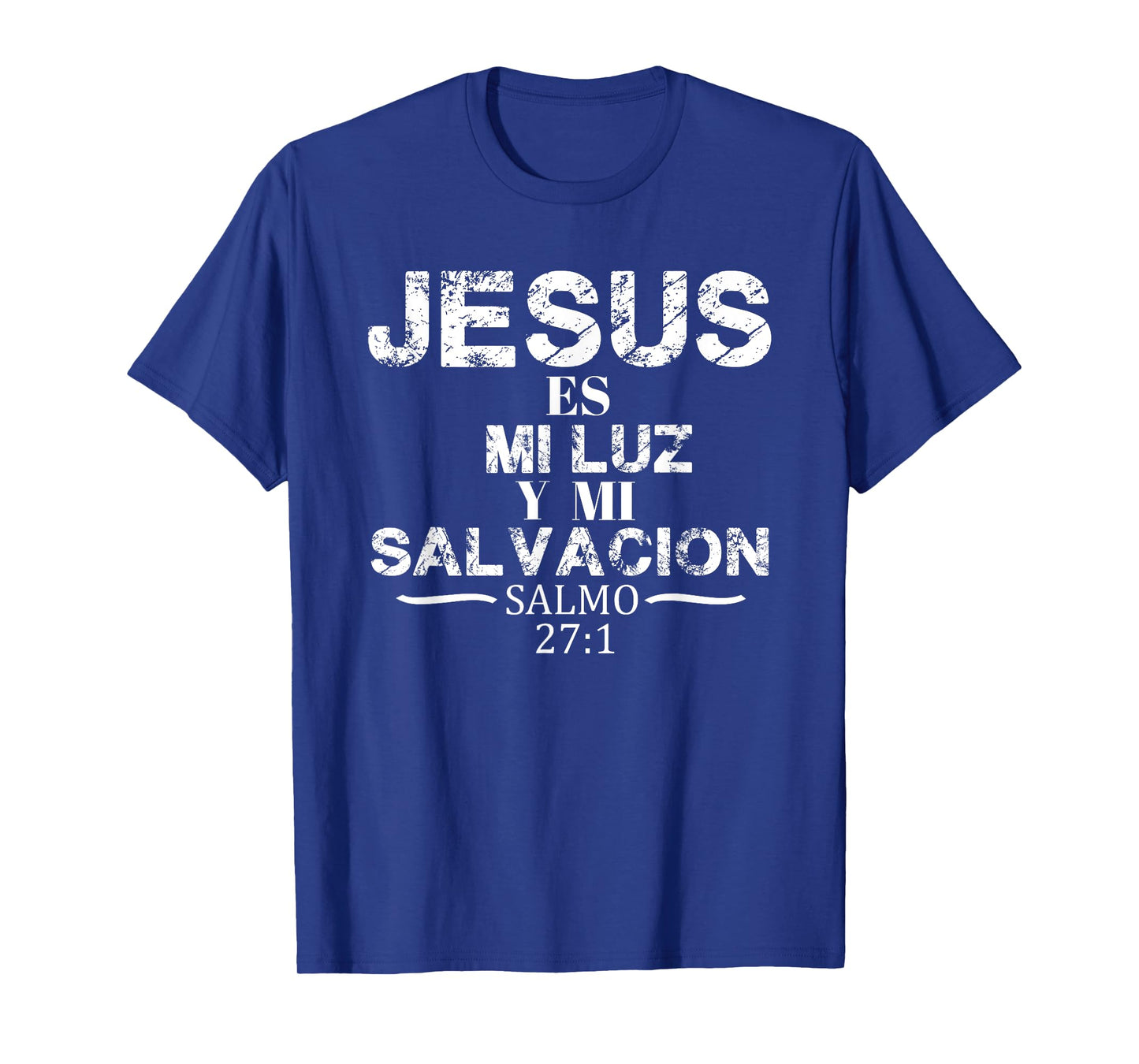 Playera Camisa Salmo Jesus Es Mi Luz Biblia Cristiana T-Shirt