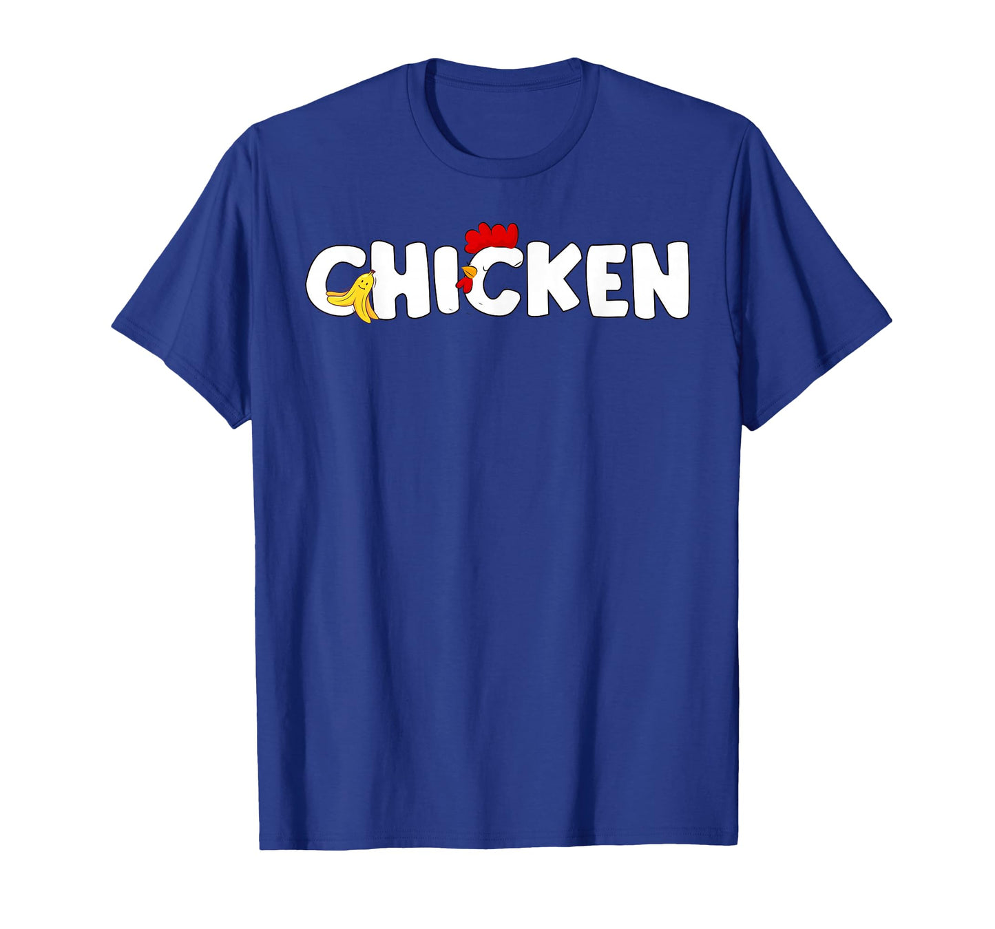 Funny Chicken & Banana Halloween Couples Family Costume 2025 T-Shirt
