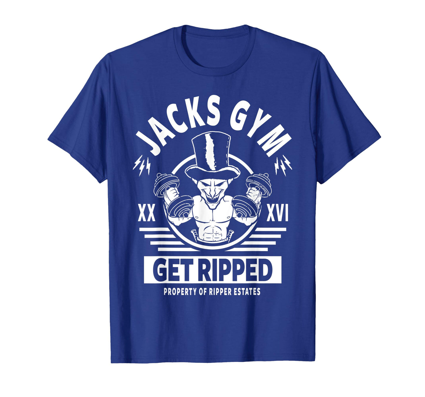 Jack The Ripper Fitness & Exercise Gym Motivation Workout T-Shirt