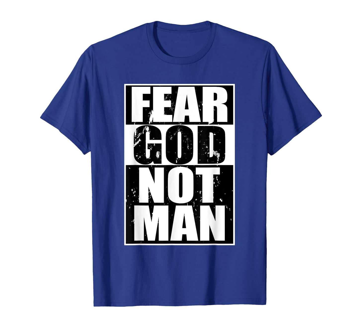 Fear God Not Man Cool Christian Gifts Halloween Shirt Boys T-Shirt