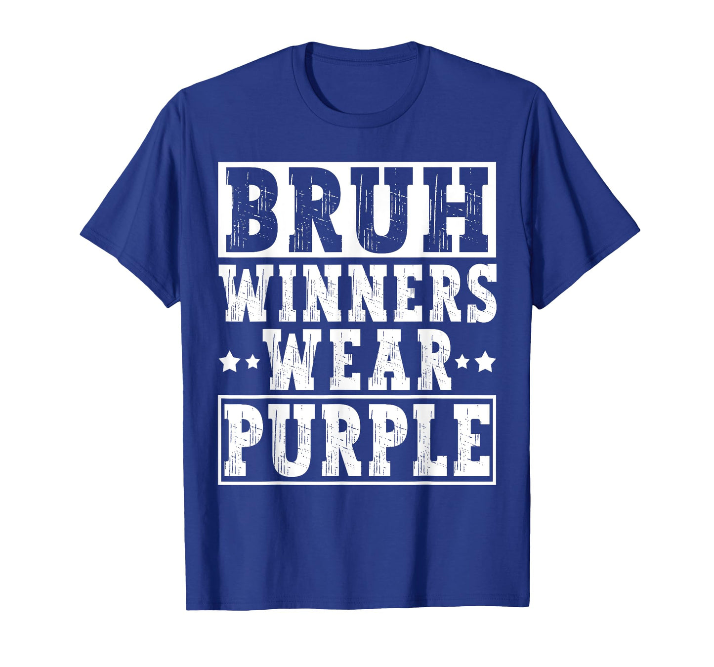 Winners Wear Purple Color Team Sports Day Game Camp Team T-Shirt