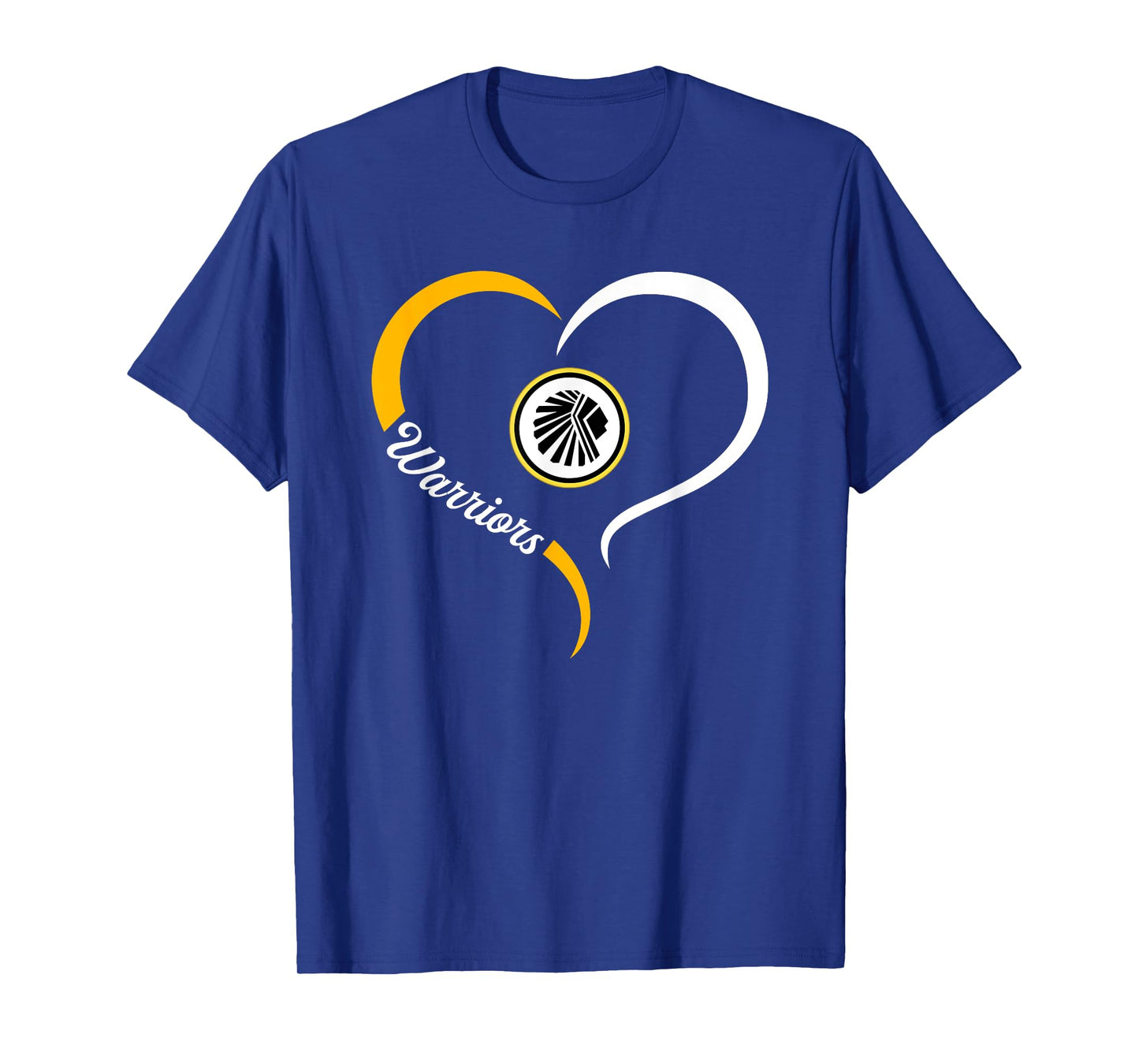 Watkins Memorial Warriors Logo Half Heart Slogan HS T-Shirt