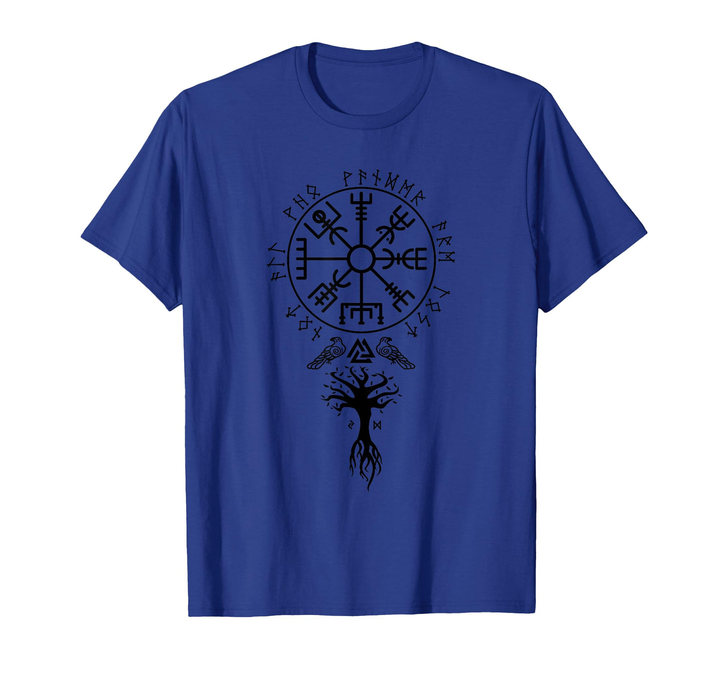 Vegvisir Runes Funny Viking Compass Nordic Gift Men Women T-Shirt