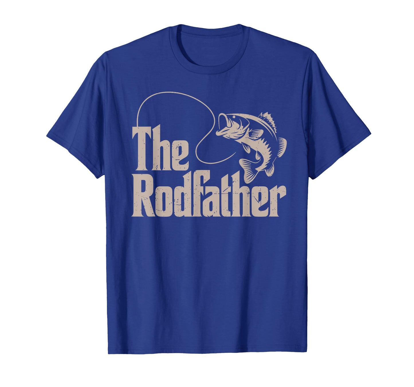 The Rodfather Fishing Dad Gift Men Bass Fish from Son Funny T-Shirt