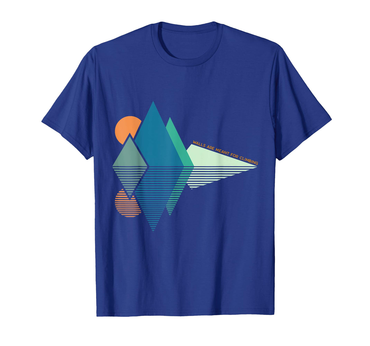 Rock Climbing vintage tee - Walls are meant for climbing T-Shirt