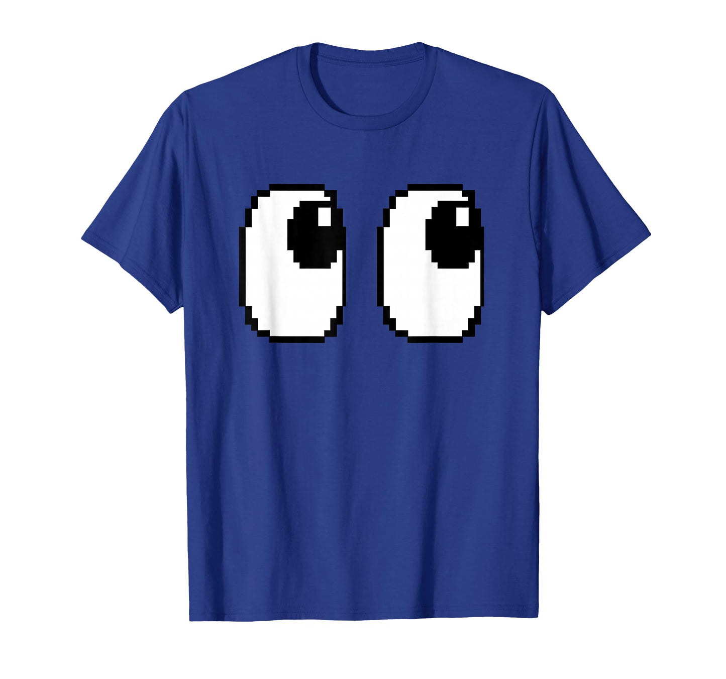 Pixel Ghost Eyes Halloween Game Group Costume T-Shirt