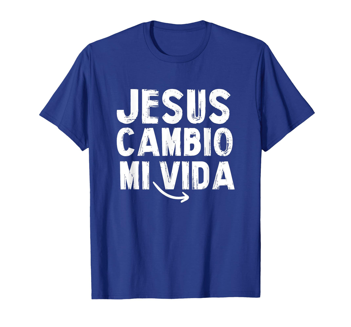 Jesus Cambio Mi Vida Church Goer Cute Spanish Christian T-Shirt