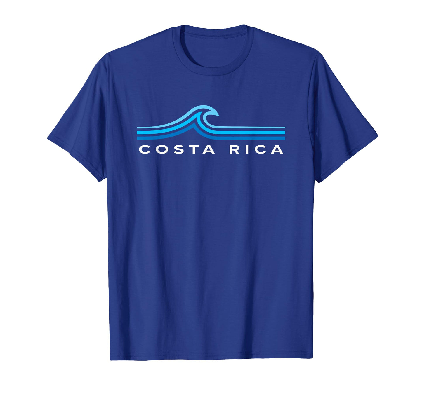 Costa Rica Waves Vintage Mens Womens Girls Boys Souvenir T-Shirt