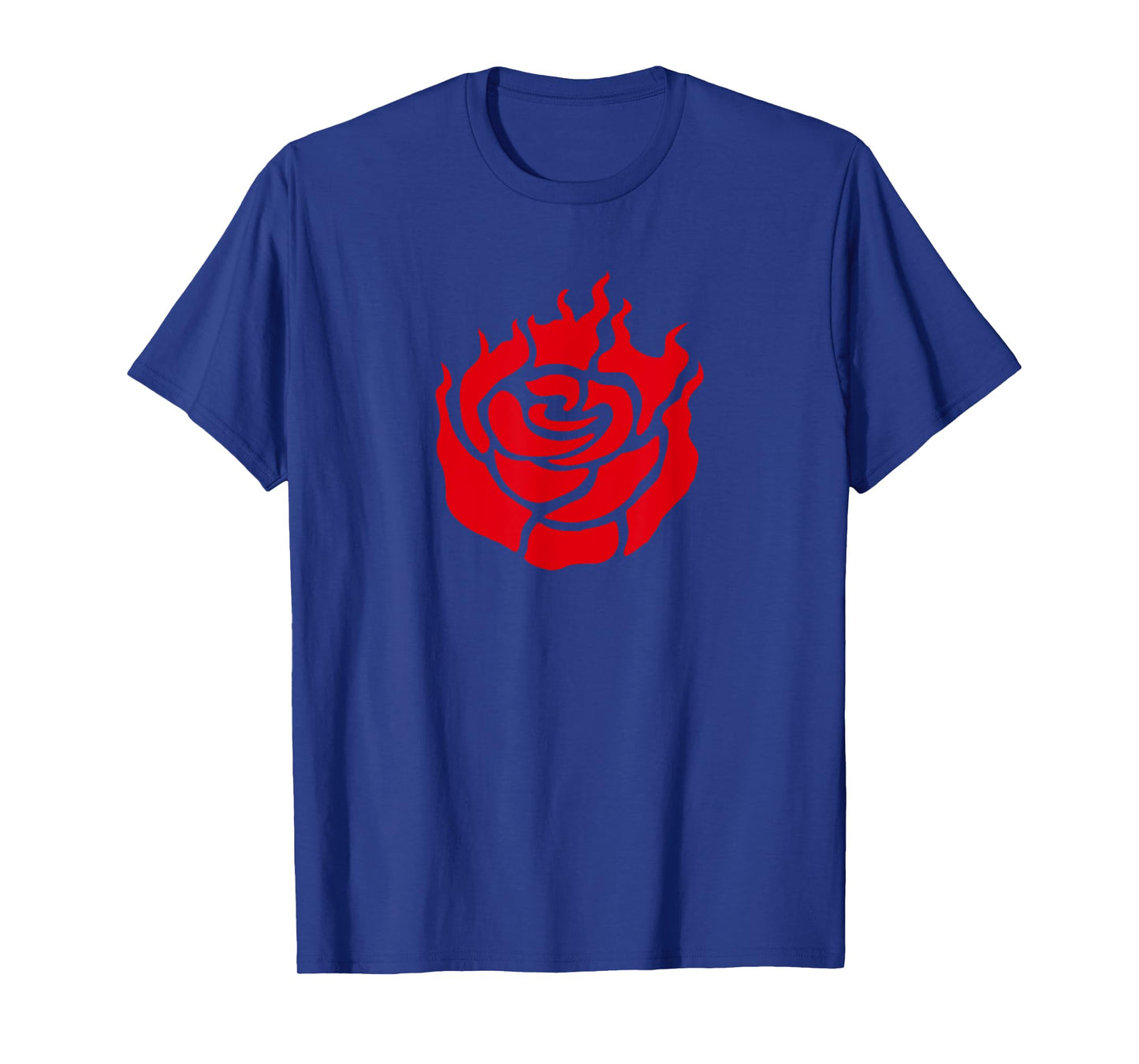 Flame Red Flower Love Passion Floral Graphic Plant Design T-Shirt