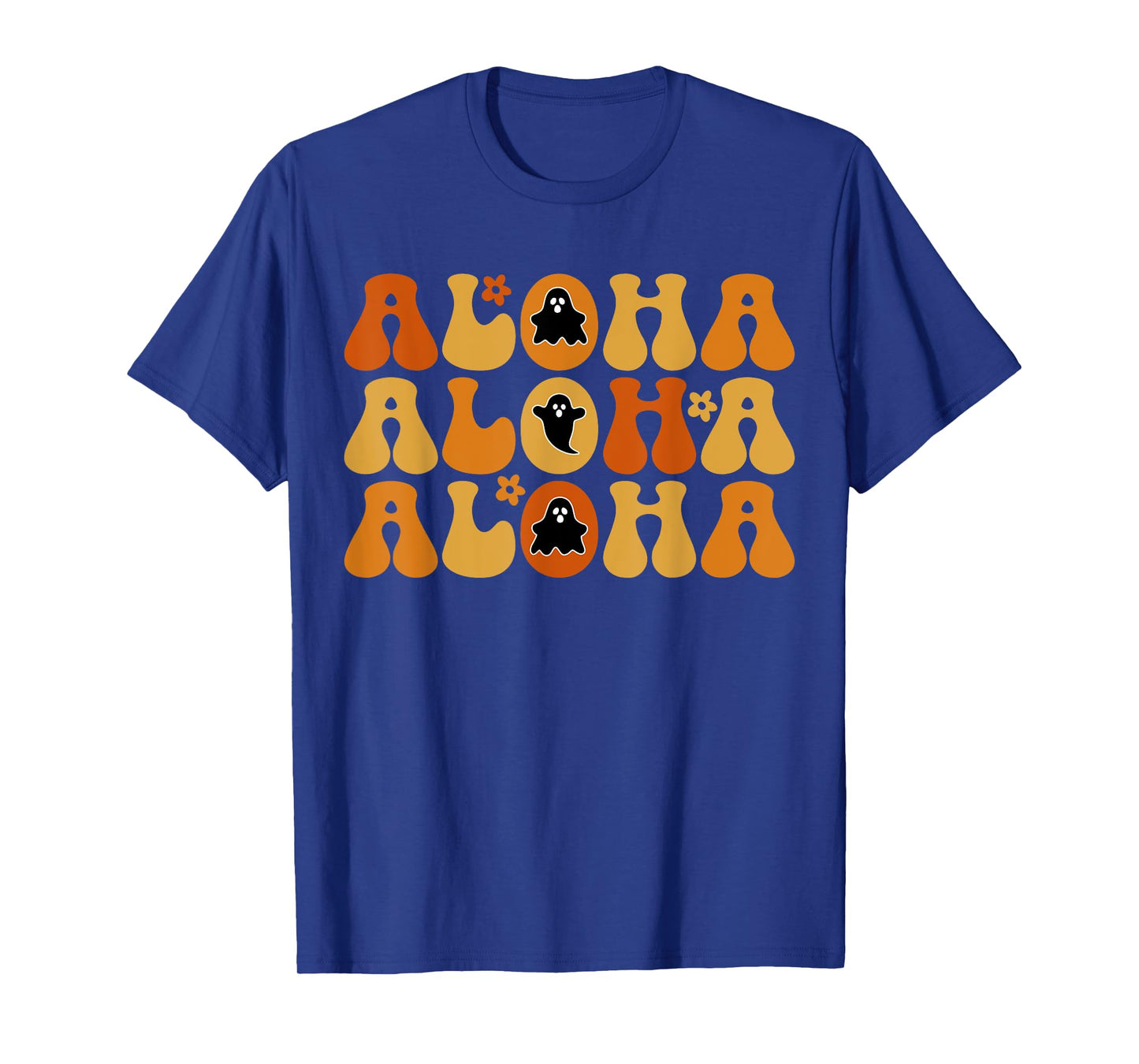 Cute Aloha Boo Ghost Halloween Tropical Spooky Hawai Trip T-Shirt