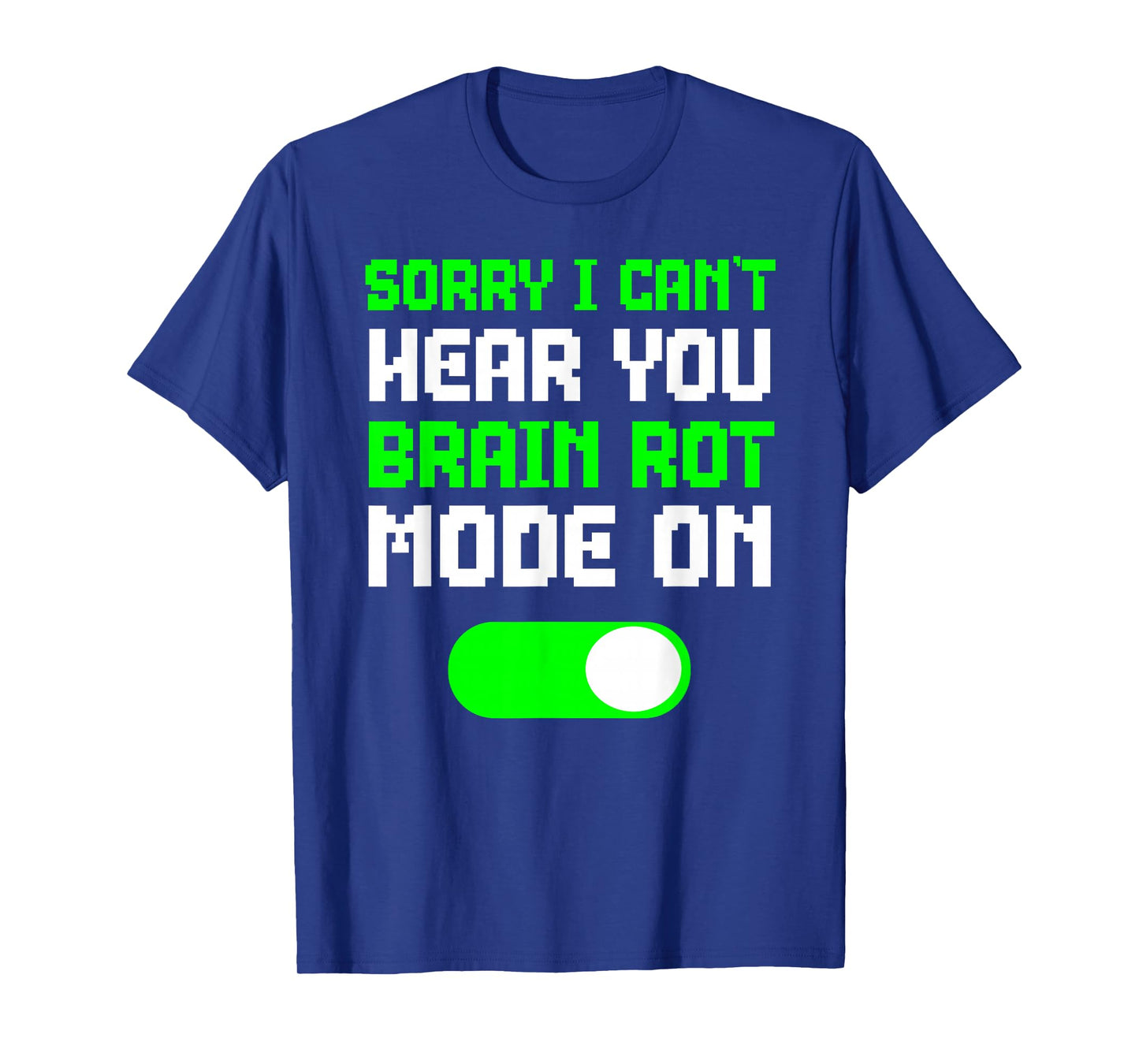 Brain Rot Shirt Kids Gamer Brainrot Mode On Funny Boys Teen T-Shirt