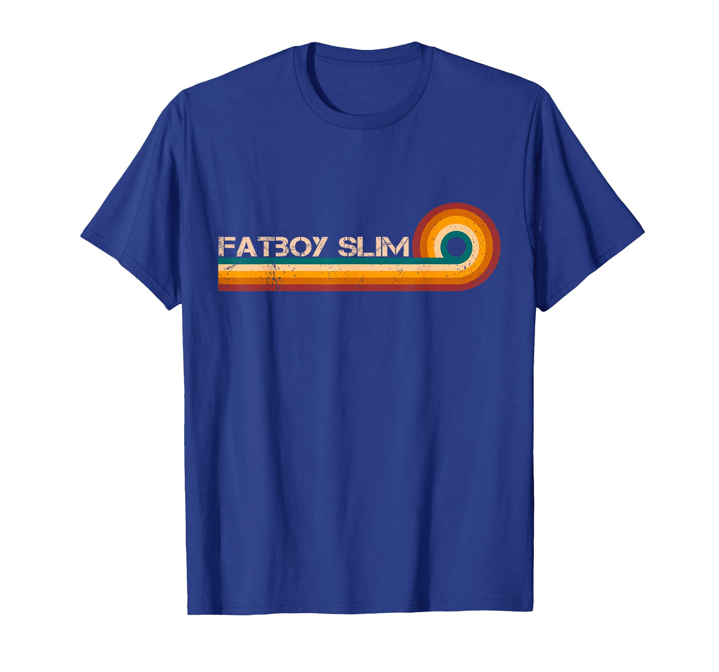 Fatboy Slim Retro Stripes Musician Vintage T-Shirt