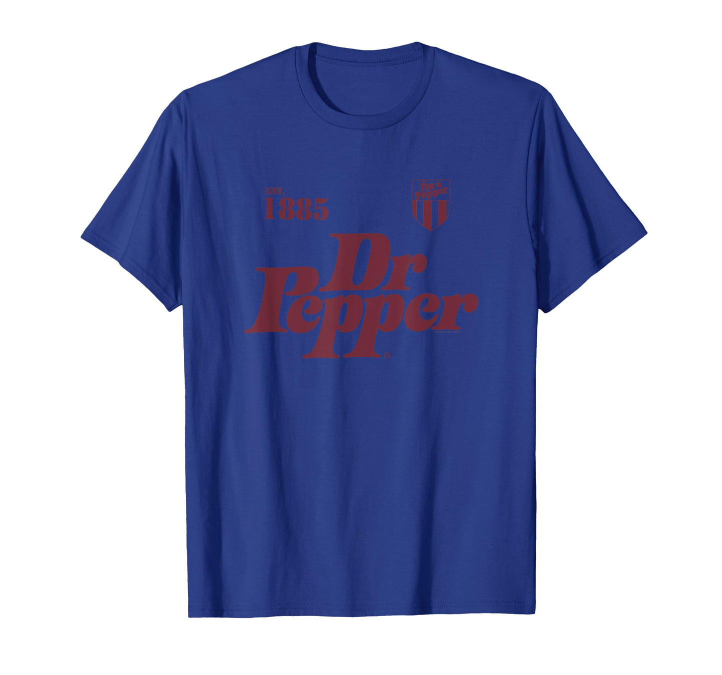 Dr. Pepper Est. 1885 I'm A Pepper Vintage Patch Logo T-Shirt