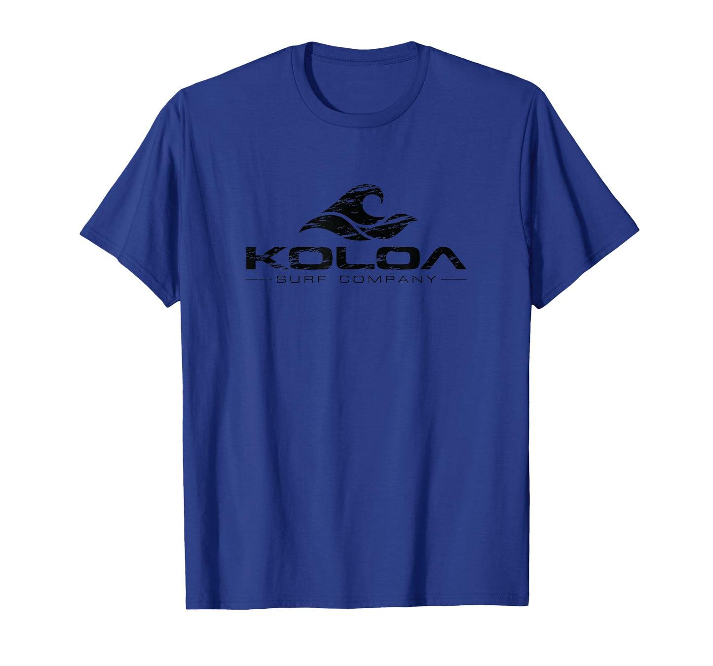 Koloa Surf Vintage Wave Black Logo Lightweight, Graphic T-Shirt