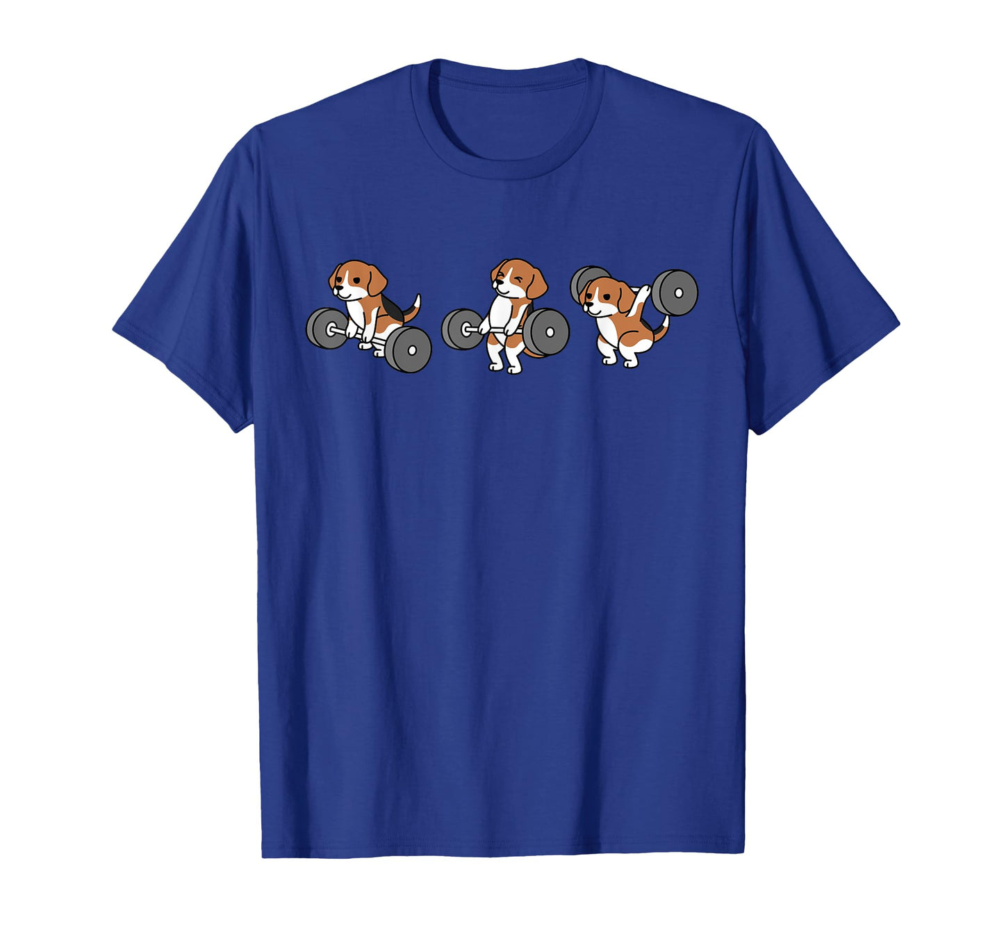 Weightlifting Beagle Dog T-Shirt