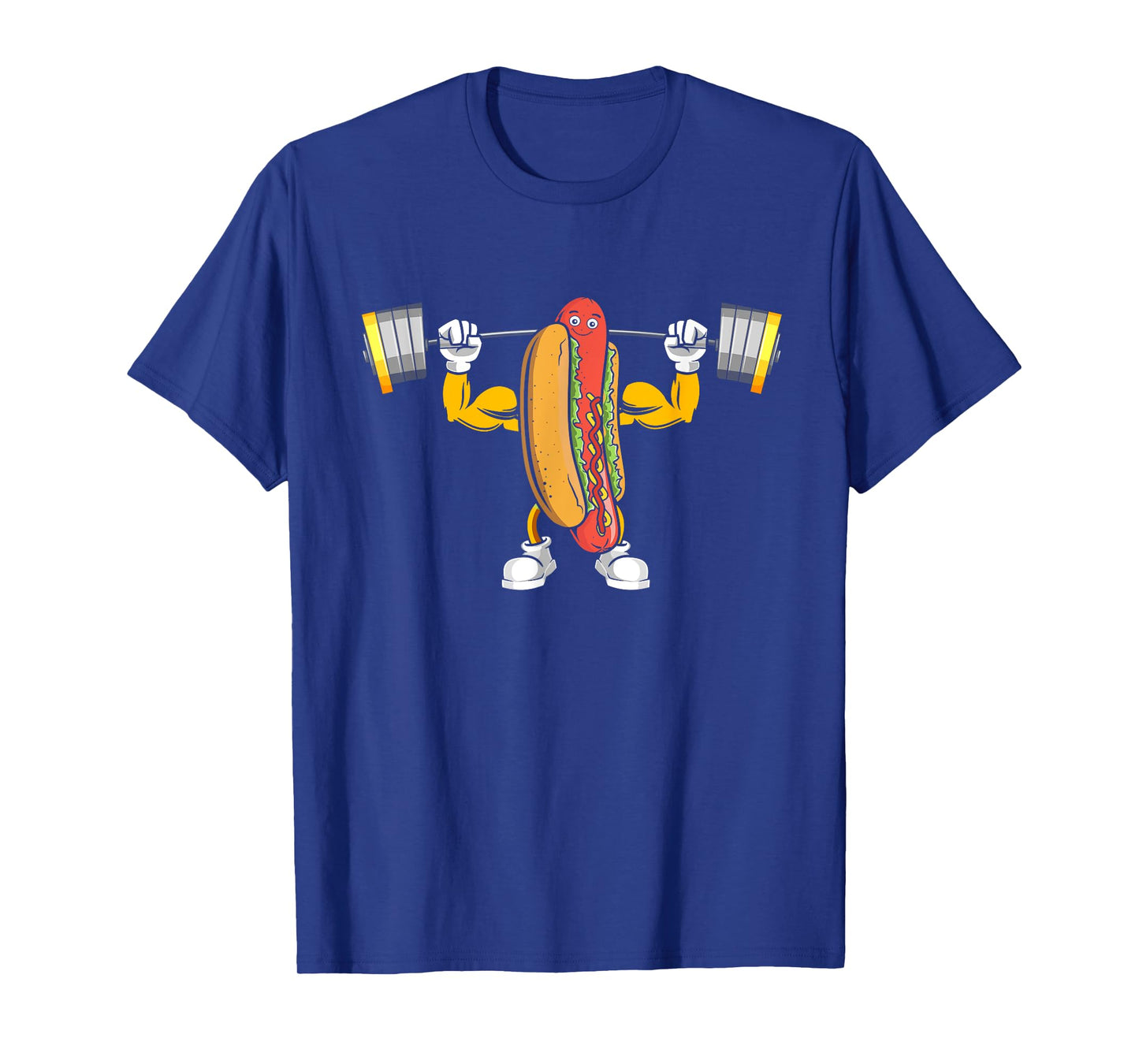 Muscular Hot Dog Deadlift Bodybuilding Fitness Fitness Gym Men Women T-Shirt
