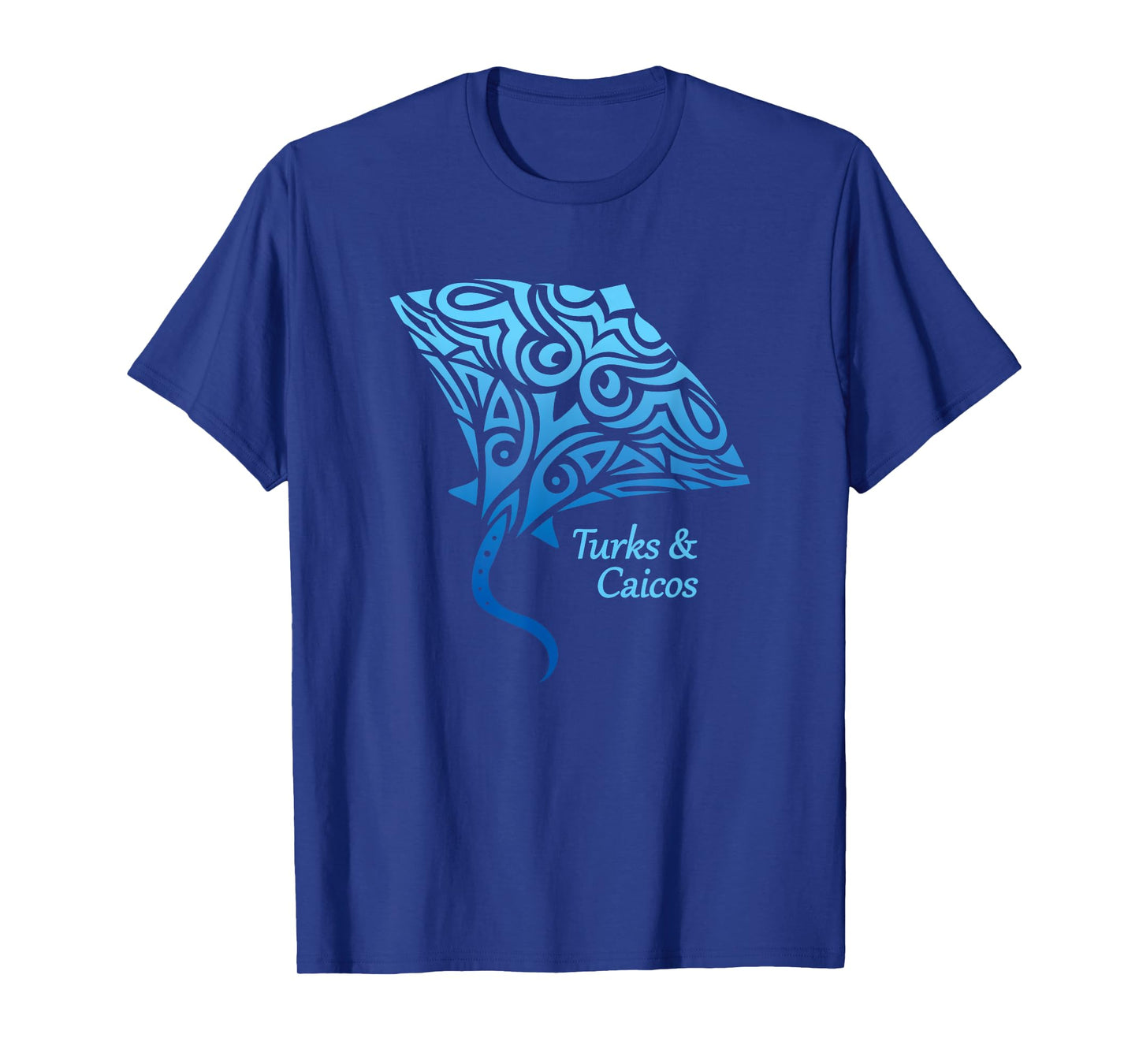 Turks and Caicos Islands Stingray Mens Womens 2024 Vacation T-Shirt