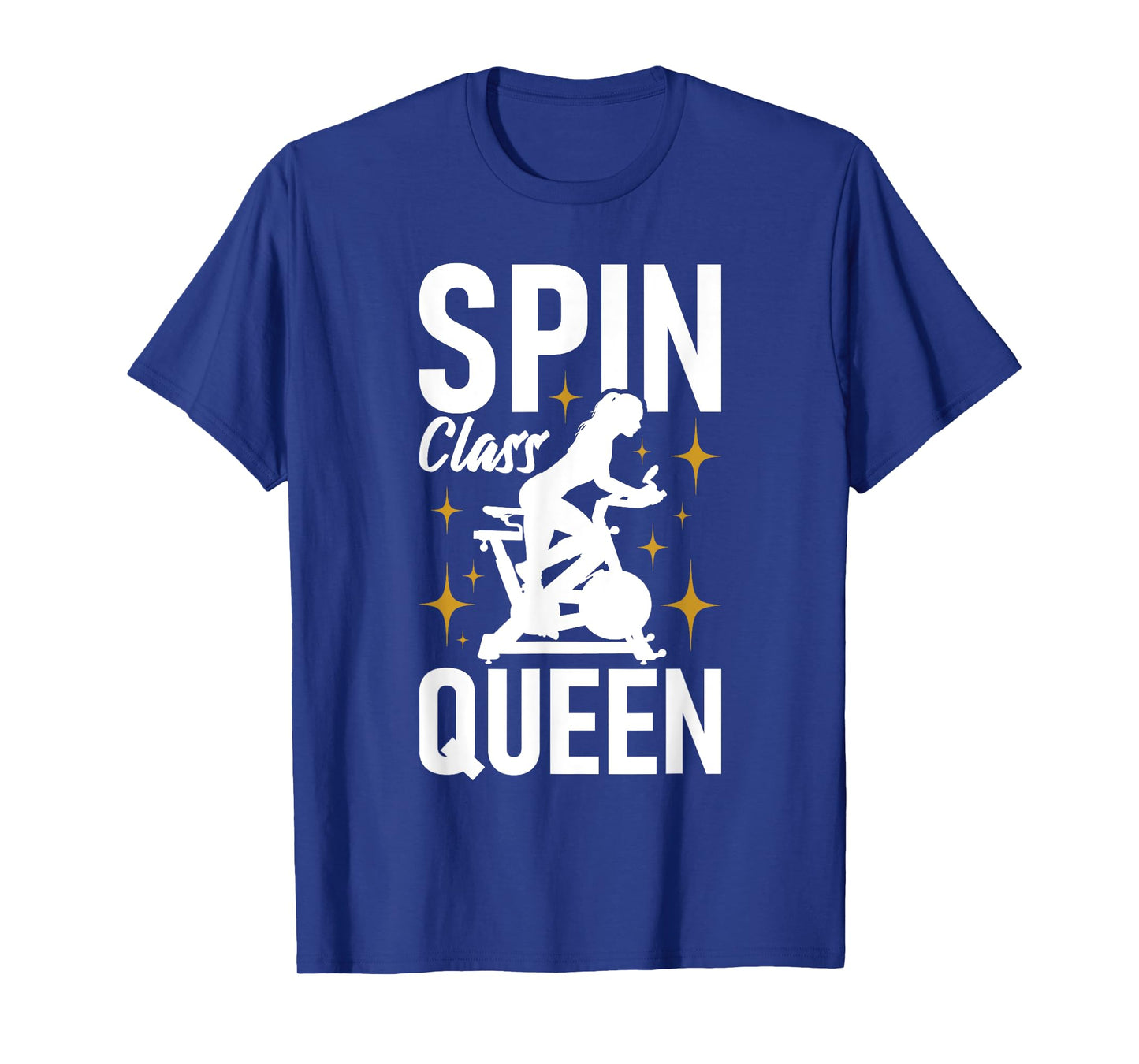 Spin Class Queen - Cyclist Lover Indoor Spinning Gym Fitness T-Shirt