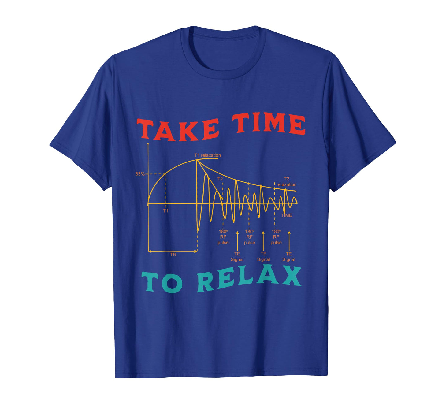 Take Time To Relax MRI Tech Parameters Vintage Design T-Shirt