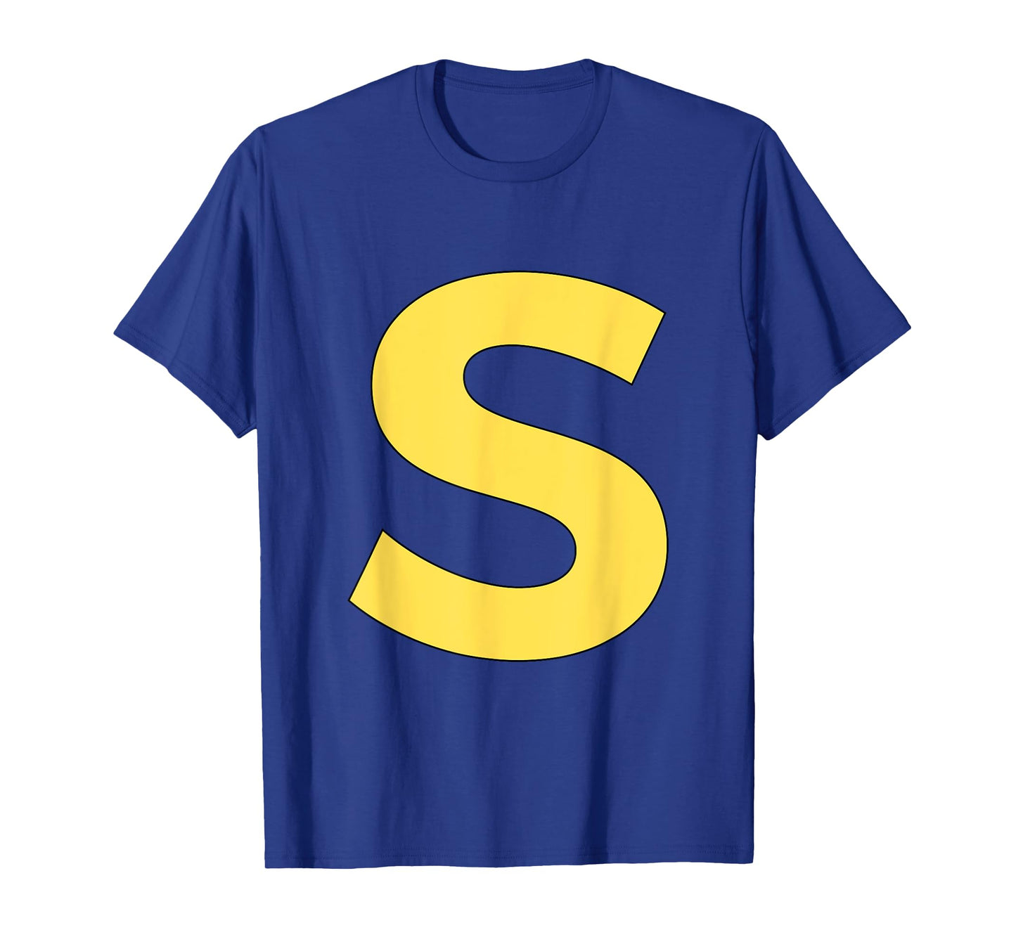 Letter S Funny Group Matching Halloween Costume T-Shirt