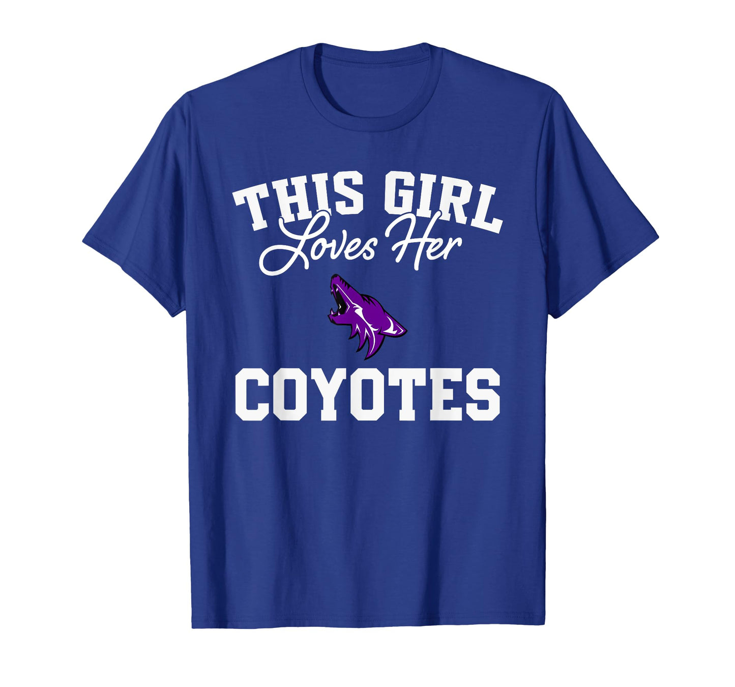 Anna Coyotes Logo This Girl Loves Her HS T-Shirt