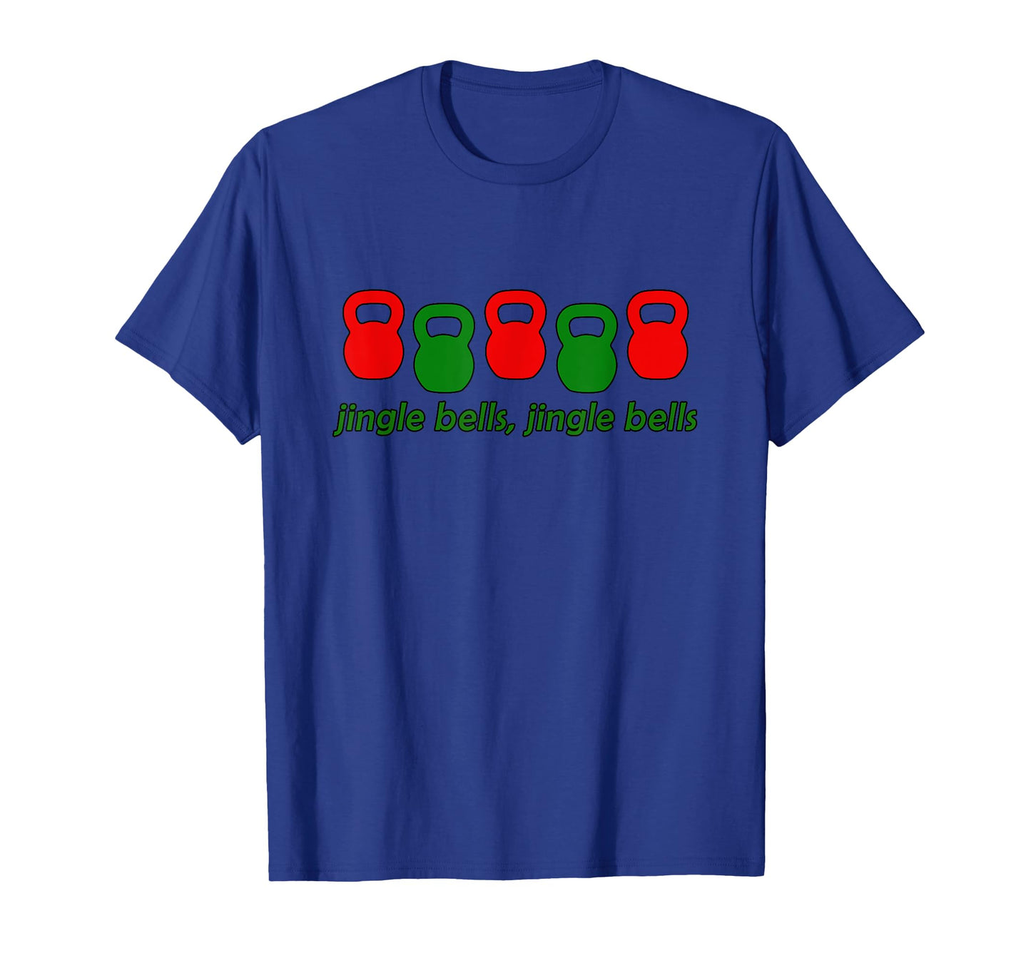 Jingle Bells Kettlebell Christmas Holiday Workout T-Shirt T-Shirt