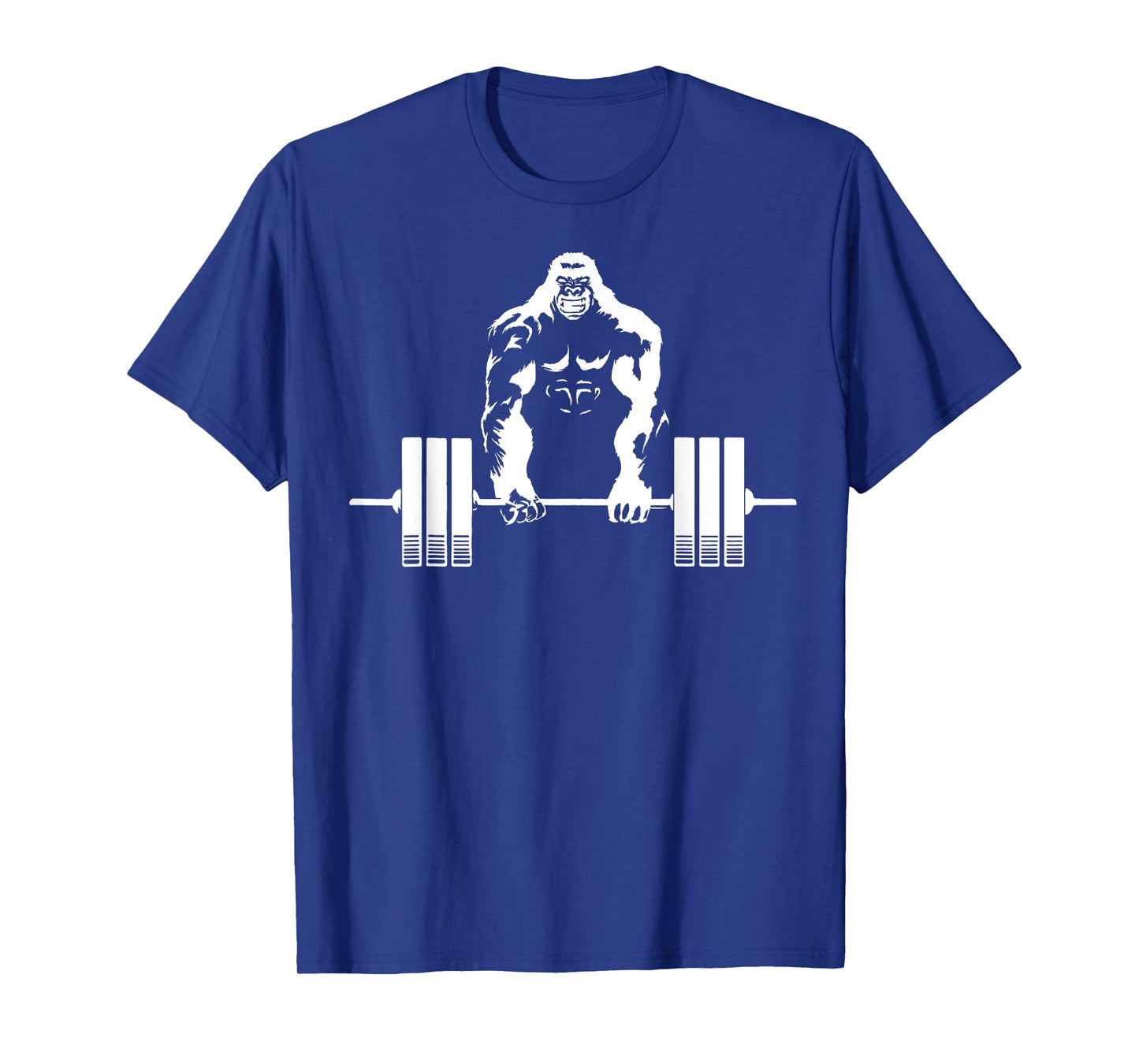 Weightlifting Gorilla Gym - Fitness Gorilla Lifting T-Shirt - Black, Unisex, Small, Short Sleeve, Classic Fit, Cotton, Polyester Blend