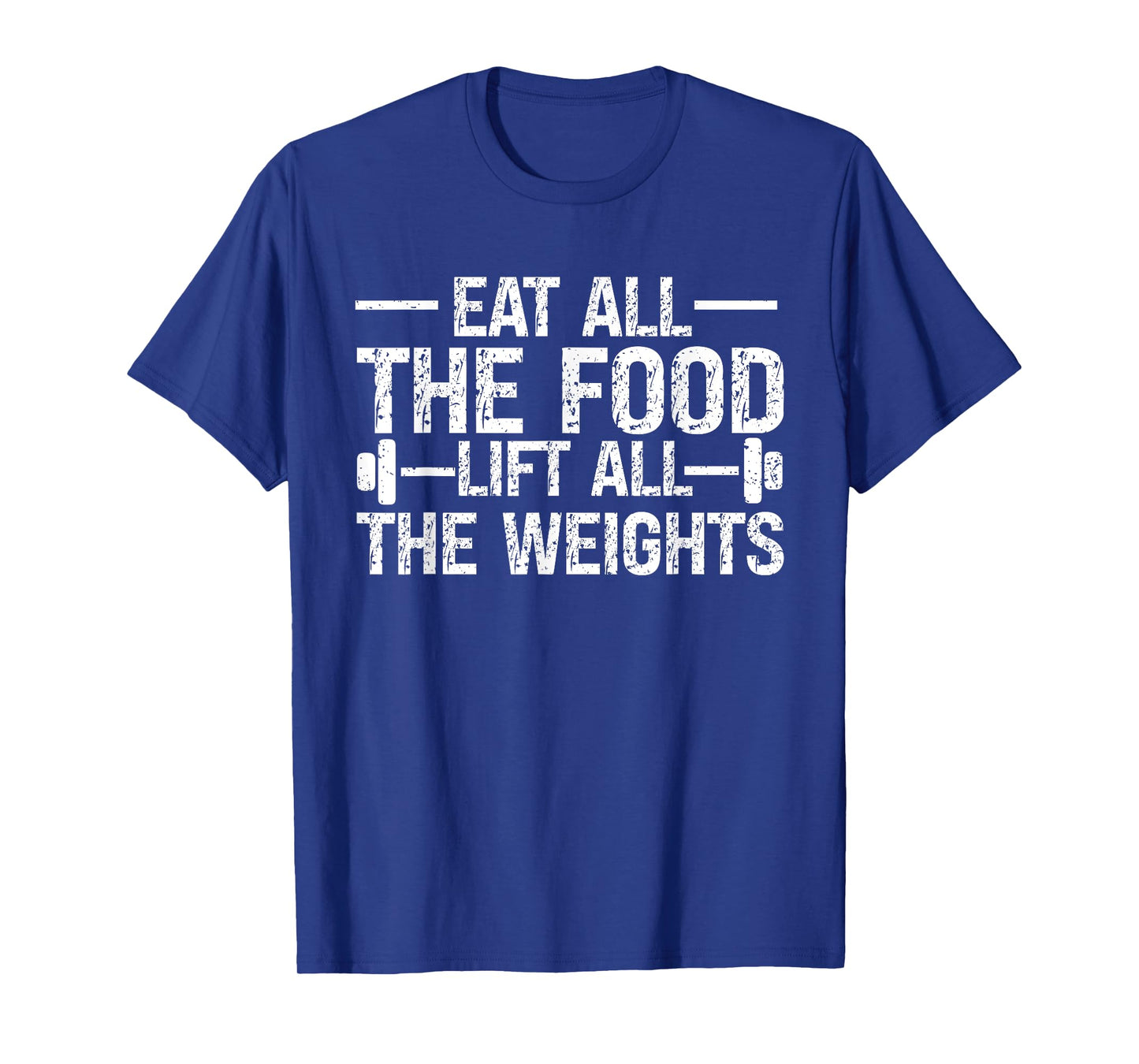 Funny Workout Lifting Weights eating food Weightlifting GYM T-Shirt