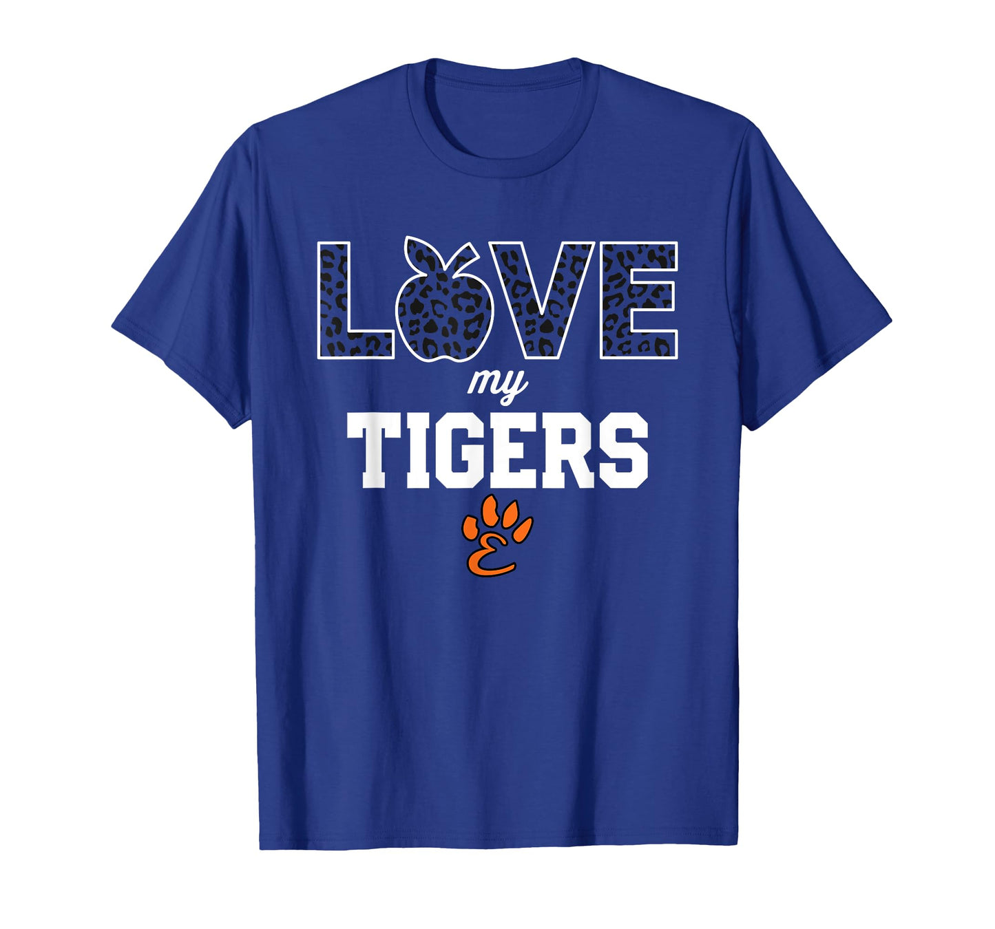 Edwardsville Tigers Logo Love My Team HS T-Shirt