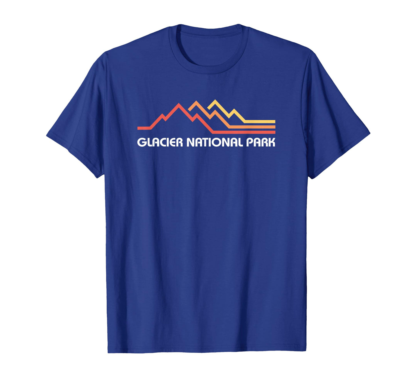 Glacier National Park Montana Souvenir Vintage Nature Hiking T-Shirt